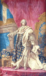 Louis XV in Coronation Robes